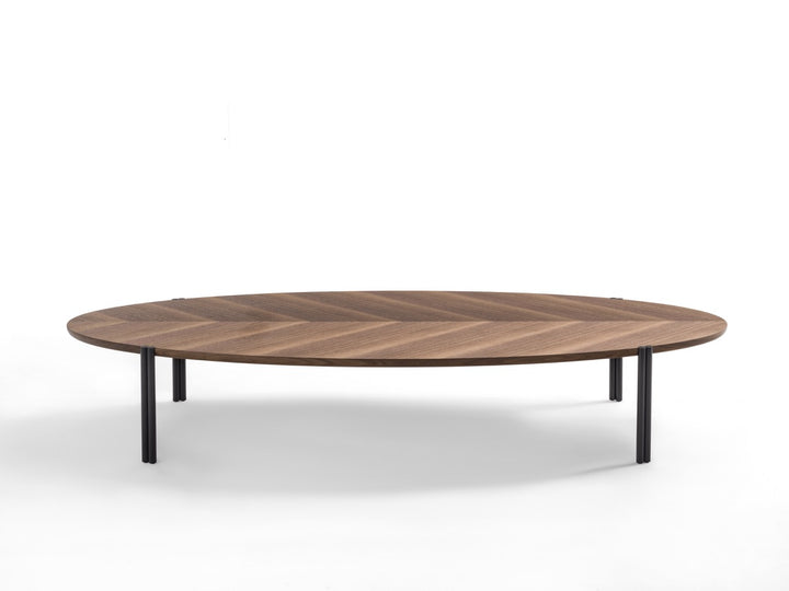 Tavolino in legno e metallo personalizzabile realizzato a mano artigianato italiano neeDesign