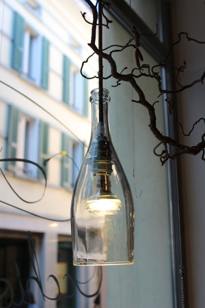 " Trasparent bottle" lamp