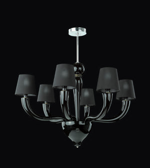 Lampadario artistico veneziano in vetro di Murano realizzato a mano personalizzabile artigianato italiano neeDesign