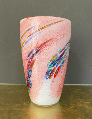 Vaso in vetro di Murano realizzato a mano personalizzabile artigianato italiano neeDesign