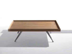 Tavolino in  legno e  metallo personalizzabile realizzato a mano artigianato italiano neeDesign