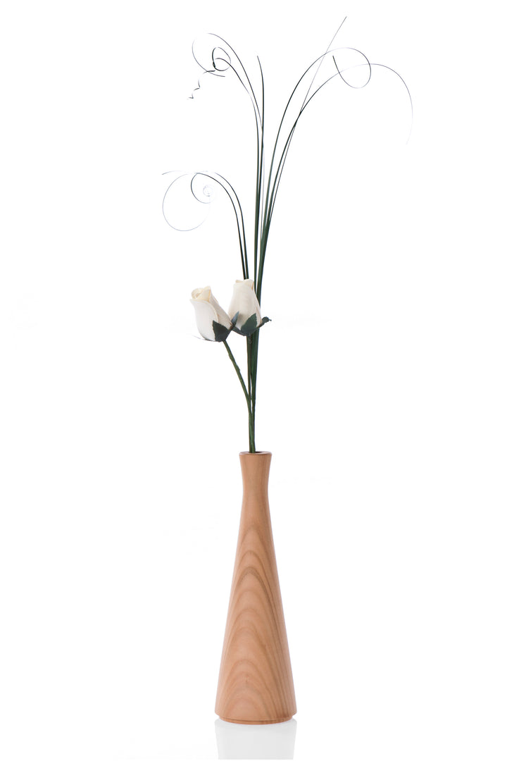 Vaso in legno massello realizzato a mano personalizzabile artigianato italiano neeDesign
