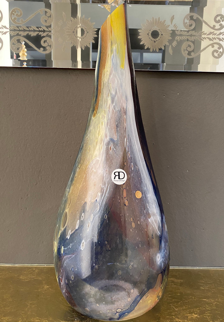 Vaso in vetro di Murano realizzato a mano personalizzabile artigianato italiano neeDesign